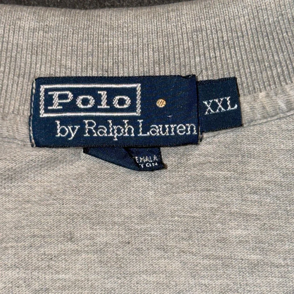 Polo Ralph Lauren Mens XXL Heather Grey Short Sleeve Pique Cotton Polo Shirt